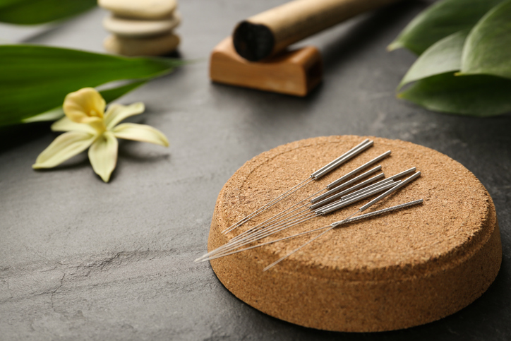 Acupuncture Needles Prepared for Usage.