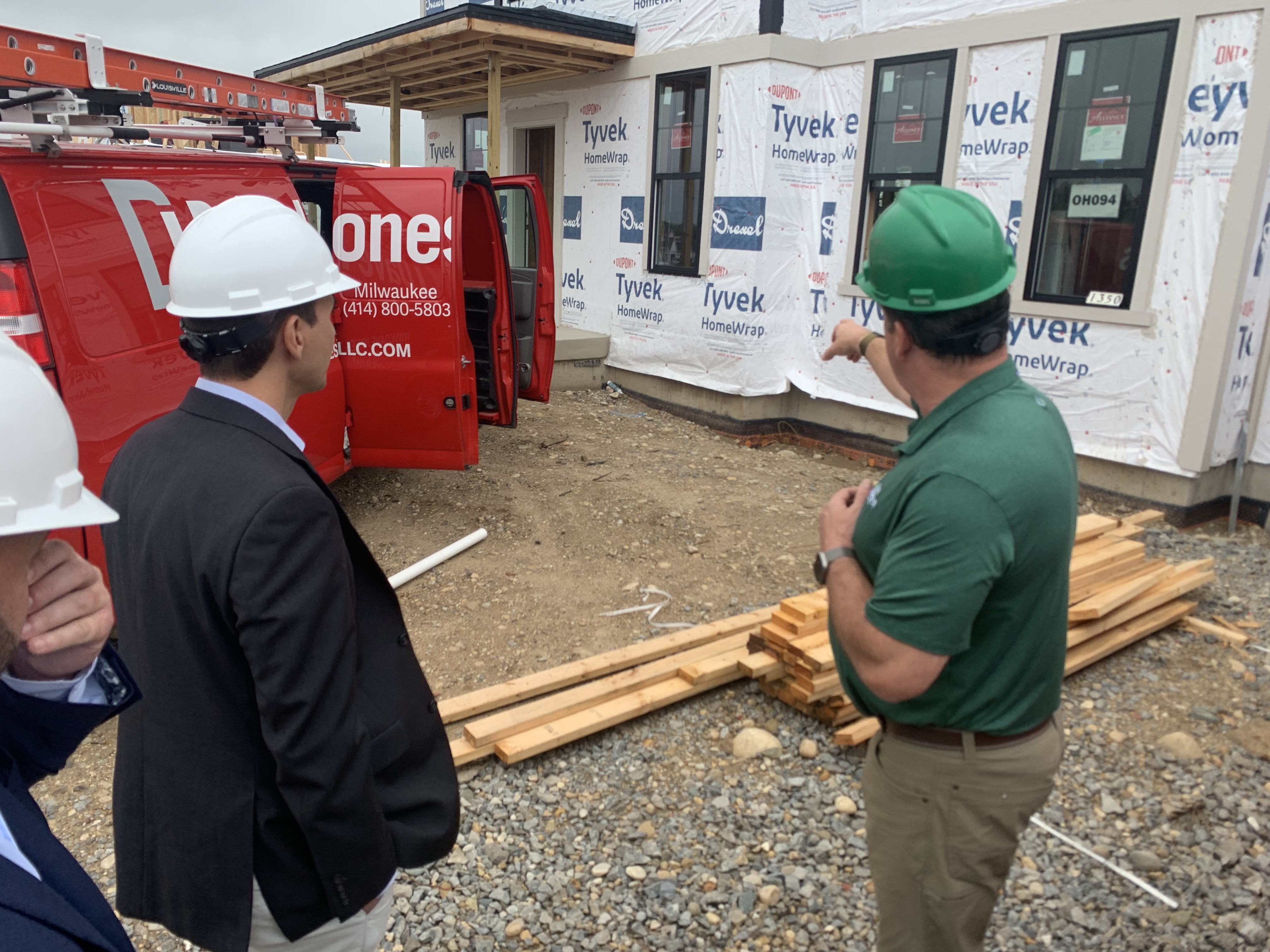 Developer shows group around new single-home development site in Wisconsin